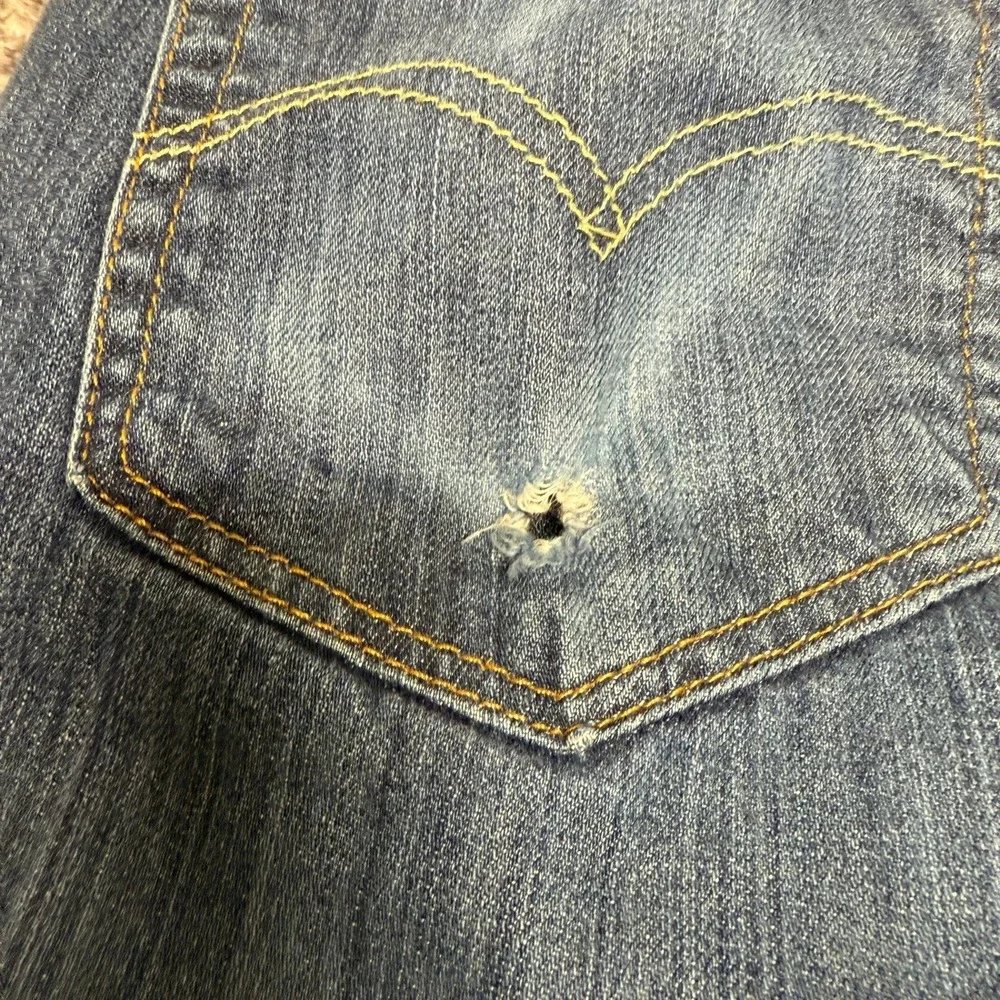 Levis 514 Mens‎ Straight Fit Jeans Size 34x30 Medium Wash Blue Denim